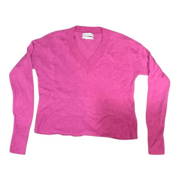 Rachel Zoe Sweater Women Pink 100% Cashmere - Picture 1 of 5
